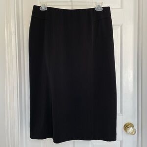 Briggs New York Classic Black Pencil Skirt
